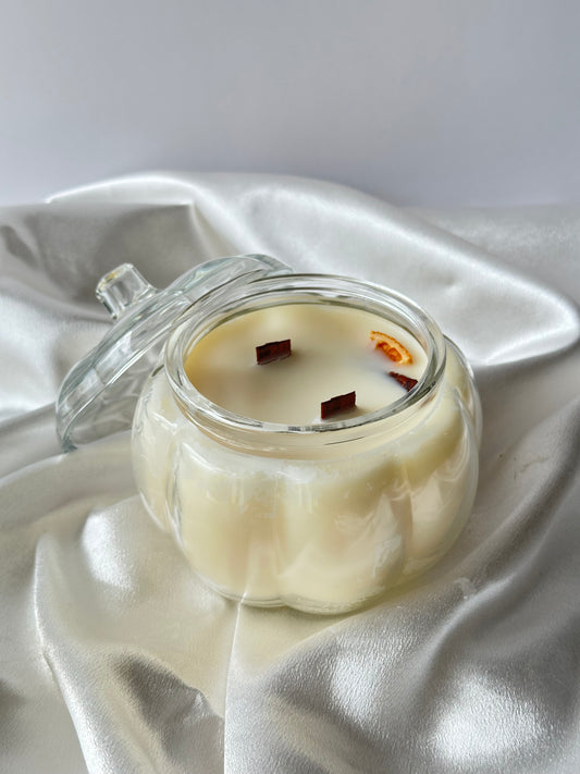 Glass Pumpkin Candle | 16oz
